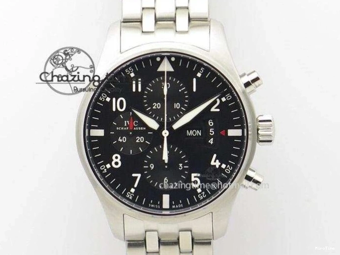 MIROTIME 0322 Affordable Portofino Automatic SS FKF 1:1 Best Edition Black Dial on Black Leather Strap A 7136